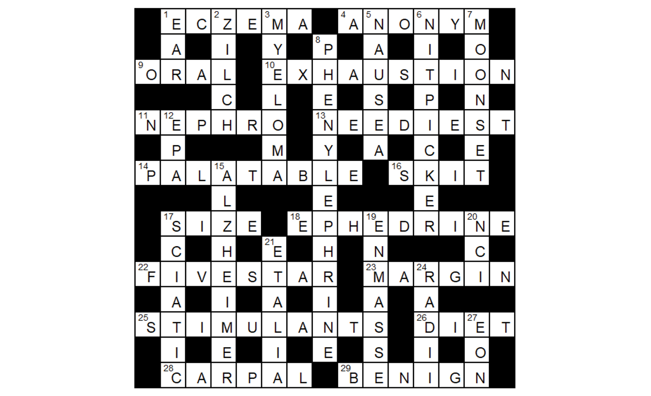 Solution - Crossword - PT Nov2023