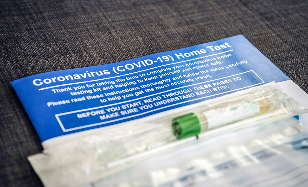 Coronavirus (COVID-19) Home Test Kit.