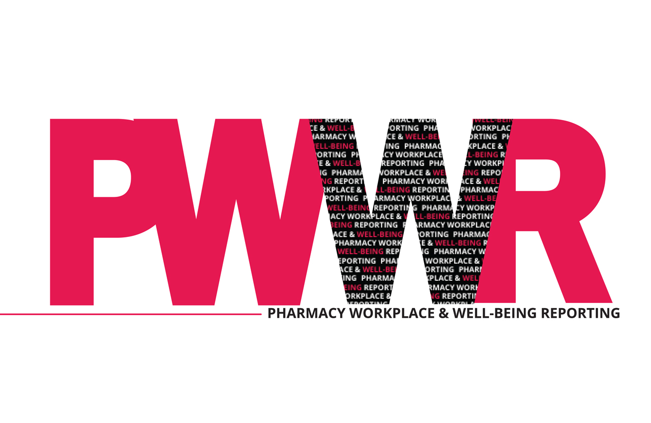  The Pharmacy Workplace and Well-being Reporting (PWWR) logo.