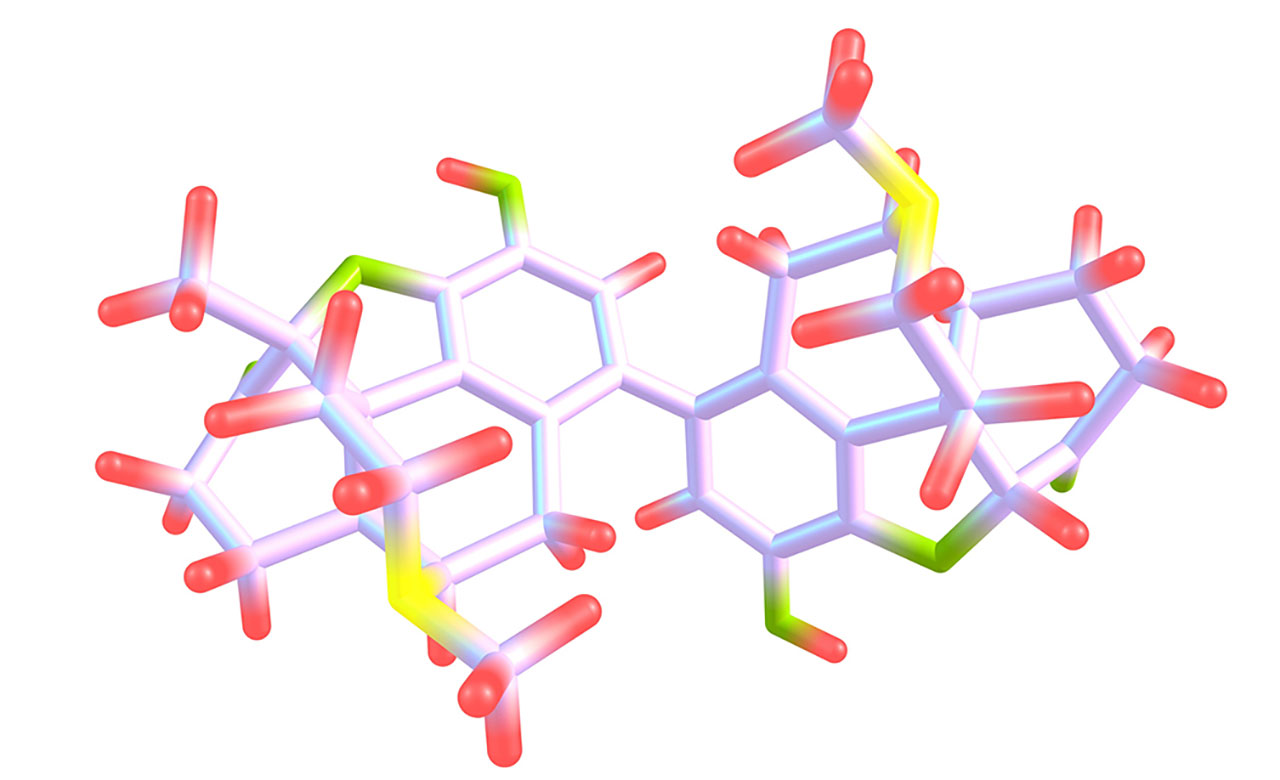 Image of the chemical structure of naloxone