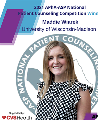 Competing to polish my patient counseling skills